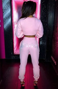 Z.Y Babyboo Diamante Jumper - Pink