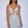 Babyboo Fashion Isla Tie Dress - Grey Dresses
