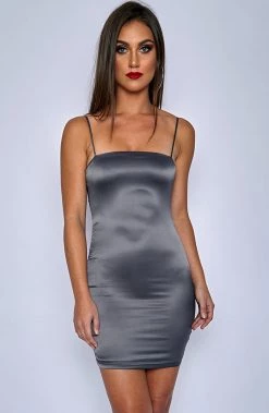 Babyboo Fashion Dresses Sugar And Spice Dress - Charcoal