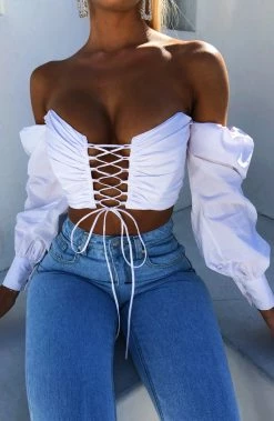 L.F Ella Top - White NEW ARRIVALS