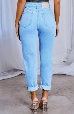 Z.Y Ali Boyfriend Jeans - Light Blue