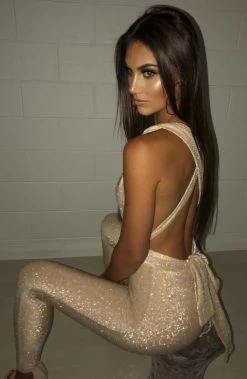 Babyboo Fashion Playsuits + Jumpsuits Luxe Life Jumpsuit - Gold