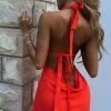 M.T BACK IN Kamilla Mini Dress - Orange