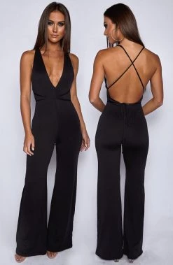 Babyboo Fashion Playsuits + Jumpsuits LA Bish Jumpsuit - Black