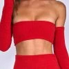 Babyboo Fashion Kira Crop Top - Red Tops