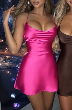 M.T Avianna Mini Dress - Hot Pink