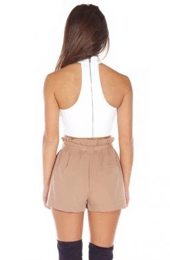 Vendor-unknown Baby Swirl Shorts - Brown CLOTHING