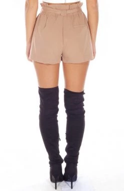 Vendor-unknown Baby Swirl Shorts - Brown CLOTHING