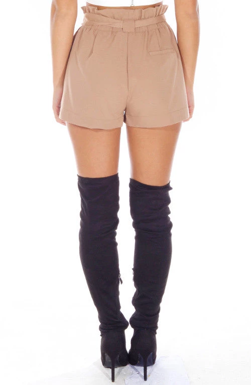 Vendor-unknown Baby Swirl Shorts - Brown CLOTHING