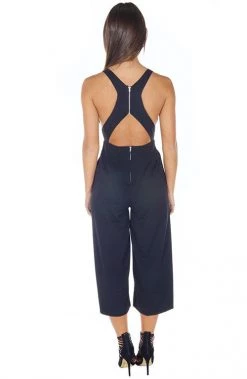 Babyboo Fashion Jumpsuits Totally Down Jumpsuit - Black