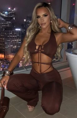 R.F Scarlet Pants - Chocolate