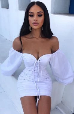 Z.Y Tiffany Mini Dress - White