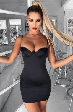 S.D Kyra Mini Dress - Black