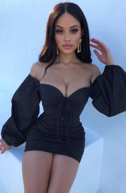 Z.Y Tiffany Mini Dress - Black