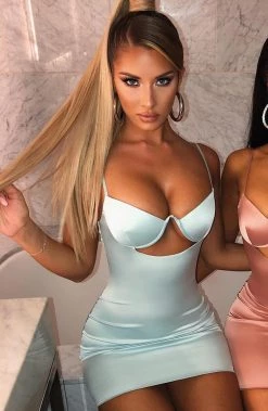 Babyboo Fashion Yasmine Mini Dress - Baby Blue