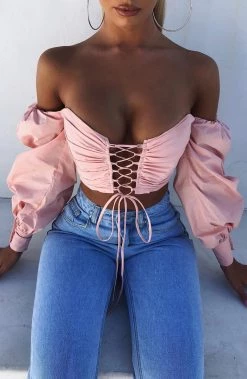 L.F Ella Top - Baby Pink NEW ARRIVALS