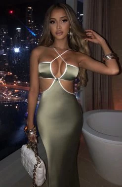 M.T NEW ARRIVALS Arlo Maxi Dress - Sage