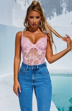 S.D Alayna Bodysuit - Baby Pink BACK IN