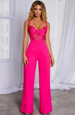 S.D Alayna Bodysuit - Hot Pink NEW ARRIVALS