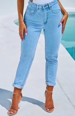 Z.Y Ali Boyfriend Jeans - Light Blue