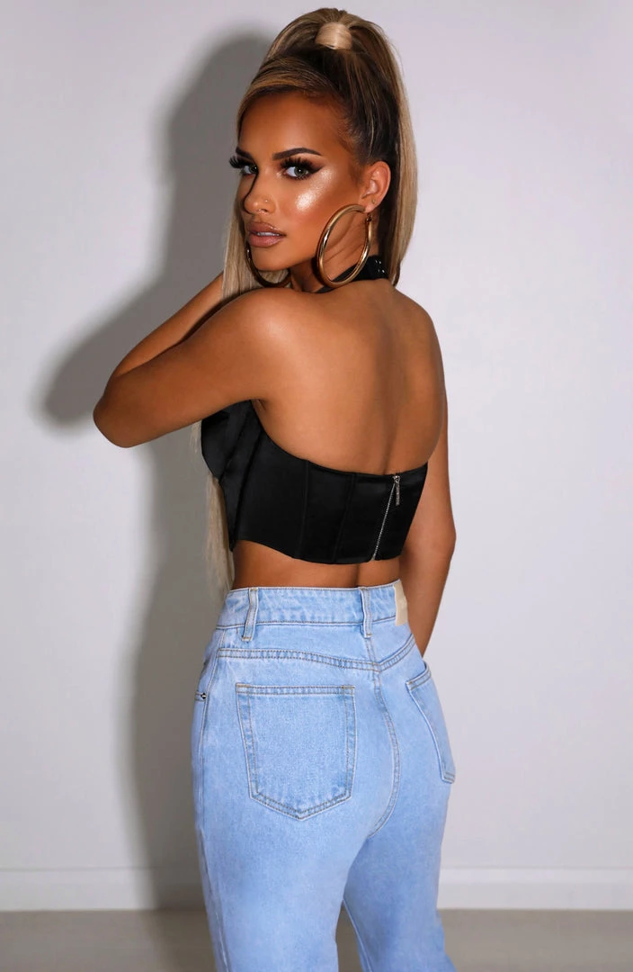 R.F NEW ARRIVALS Aaliyah Corset - Black