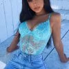S.D NEW ARRIVALS Alayna Bodysuit - Baby Blue