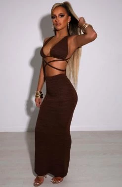 T.Tcolo Alexa Maxi Skirt - Chocolate