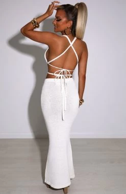 T.T Alexa Maxi Skirt - White