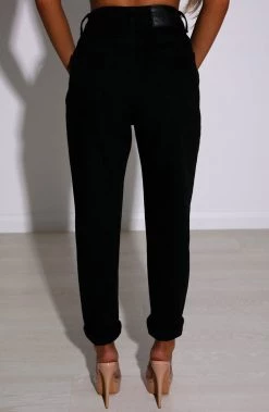 Z.Y Ali Boyfriend Jeans - Black NEW ARRIVALS