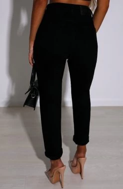 Z.Y Ali Boyfriend Jeans - Black NEW ARRIVALS