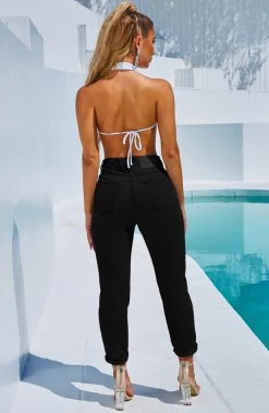 Z.Y Ali Boyfriend Jeans - Black NEW ARRIVALS