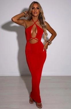 B.D Alondra Maxi Dress - Red