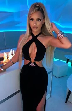 L.F NEW ARRIVALS Amabella Maxi Dress - Black