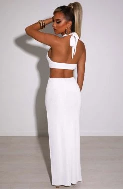 L.F NEW ARRIVALS Amabella Maxi Dress - White