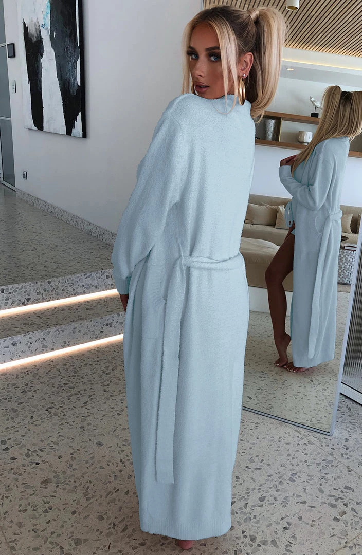 C.F Amber Cozy Cardigan - Baby Blue