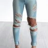 V.B CLOTHING Amelia Jeans - Light Blue