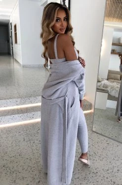 C.F Amira Cozy Crop - Grey NEW ARRIVALS