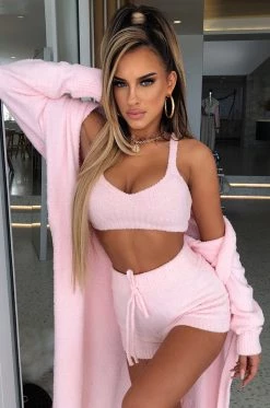 C.F Amira Cozy Crop - Baby Pink NEW ARRIVALS