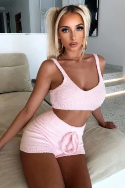 C.F Amira Cozy Crop - Baby Pink NEW ARRIVALS