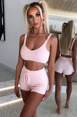 C.F Amira Cozy Crop - Baby Pink NEW ARRIVALS