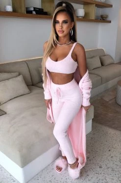 C.F Amira Cozy Crop - Baby Pink NEW ARRIVALS