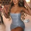 C.F Anastasia Mini Dress - Silver Sparkle NEW ARRIVALS