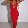 L.F NEW ARRIVALS Angelita Maxi Dress - Red