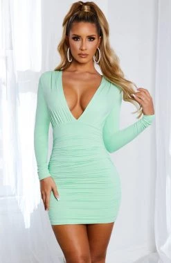 L.F NEW ARRIVALS Annette Mini Dress - Mint