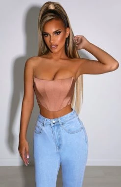 R.F NEW ARRIVALS Arielle Corset - Bronze