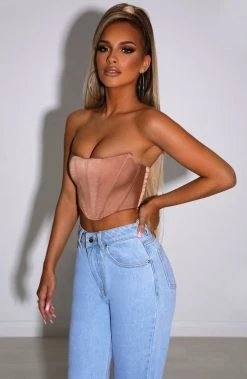 R.F NEW ARRIVALS Arielle Corset - Bronze