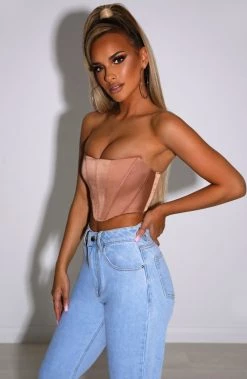 R.F NEW ARRIVALS Arielle Corset - Bronze