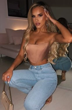 R.F NEW ARRIVALS Arielle Corset - Bronze