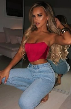 R.F Arielle Corset - Red NEW ARRIVALS