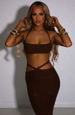 T.T Aubery Top - Chocolate NEW ARRIVALS